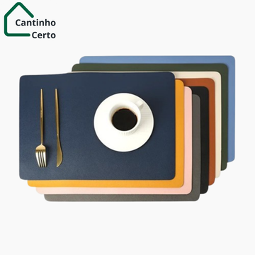 Tapete de Mesa de Couro