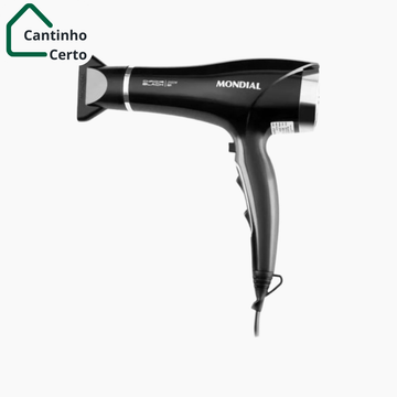 Secador Chrome Black da Mondial
