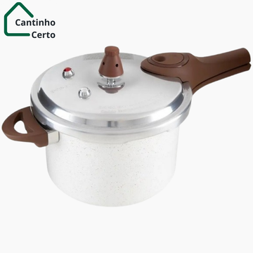 Panela de Pressão Brinox 4.2L Bege Vanilla
