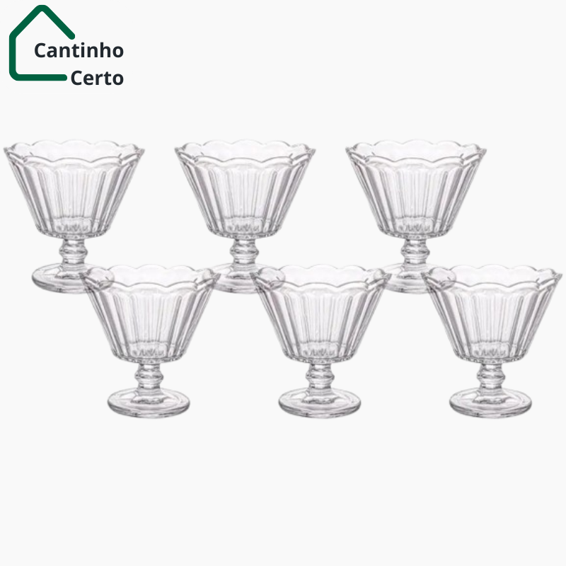 Conjunto de Taças Lotus da Haus Concept