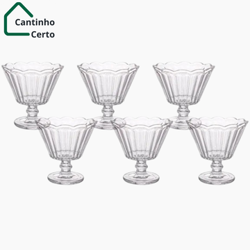 Conjunto de Taças Lotus da Haus Concept