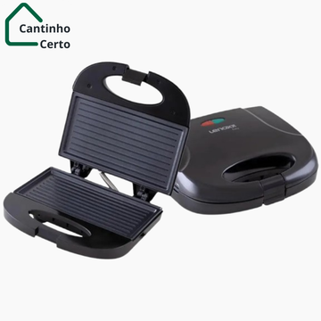 Sanduicheira/Grill Lenoxx Easy
