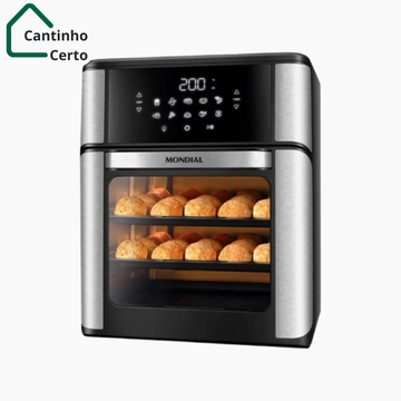Fritadeira Elétrica sem Óleo/Air Fryer Mondial Forno 12L