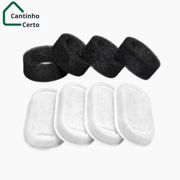 Filtros de reposição para bebedouros da Newpet