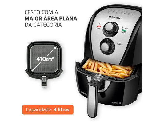 Fritadeira Elétrica sem Óleo/Air Fryer Mondial