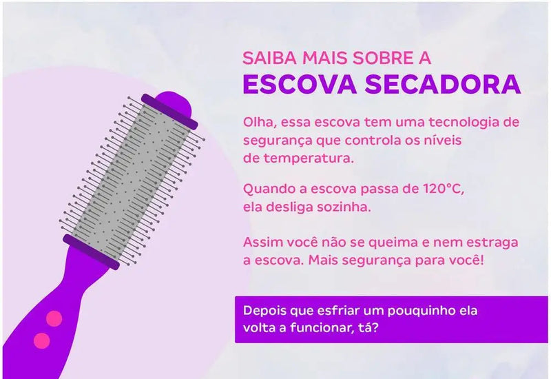 Escova Secadora Golden Rose Mondial