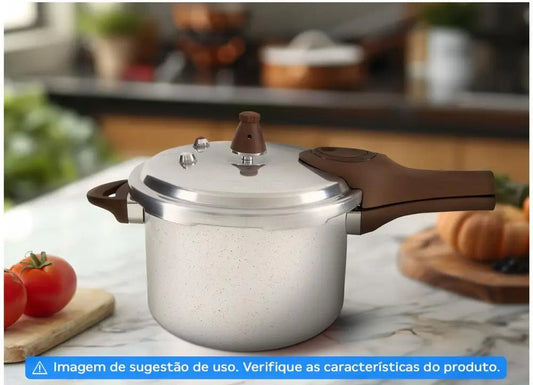 Panela de Pressão Brinox 4.2L Bege Vanilla
