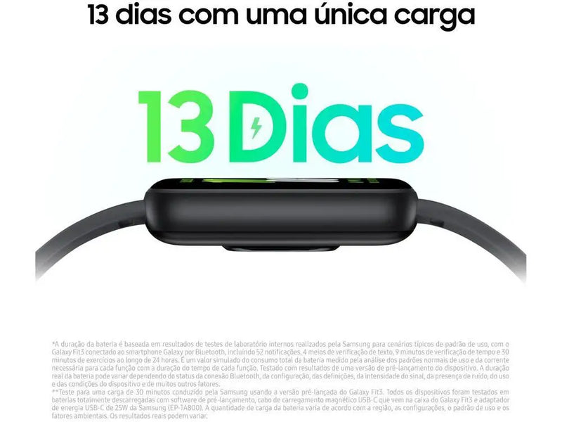 Smartband Samsung Galaxy Fit3 Graphite