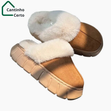 Chinelos macios sola grossa inverno
