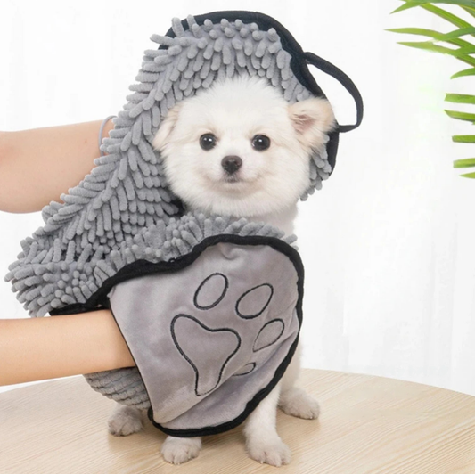 Toalha de banho macia com fibra absorvente para PET