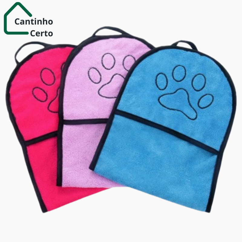 Toalha de banho macia com fibra absorvente para PET
